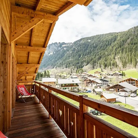 4* Pour 15 Pers. Avec Jacuzzi, Balcon Et Poele A Bois, Proche Du Telecabine Du Linga Et Super-chatel - Fr-1-676-26 Chalet Chatel