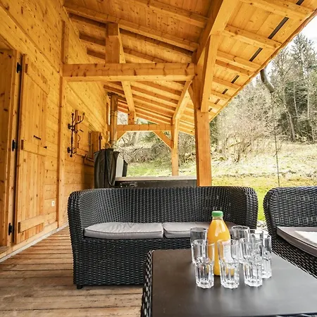 4* Pour 15 Pers. Avec Jacuzzi, Balcon Et Poele A Bois, Proche Du Telecabine Du Linga Et Super-chatel - Fr-1-676-26 Chalet *